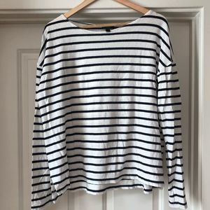 J.Crew nautical striped shirt
